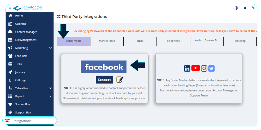 Facebook Connect