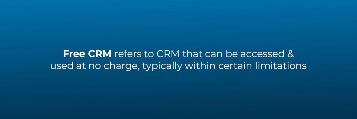 Free CRM