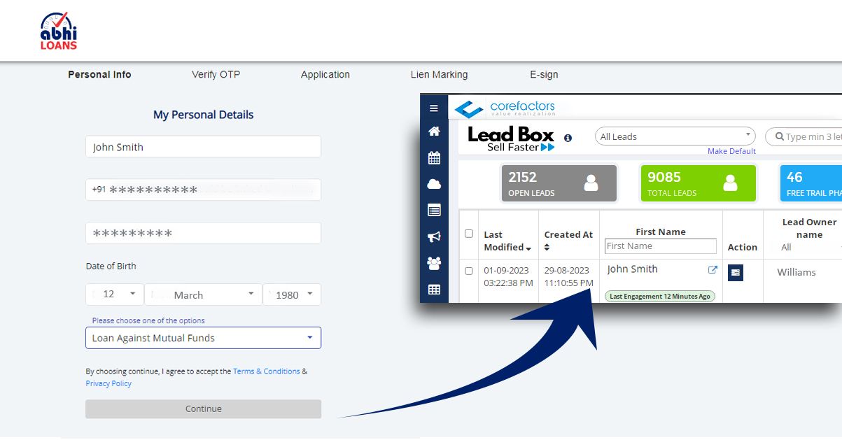 Automated lead capture and assignement