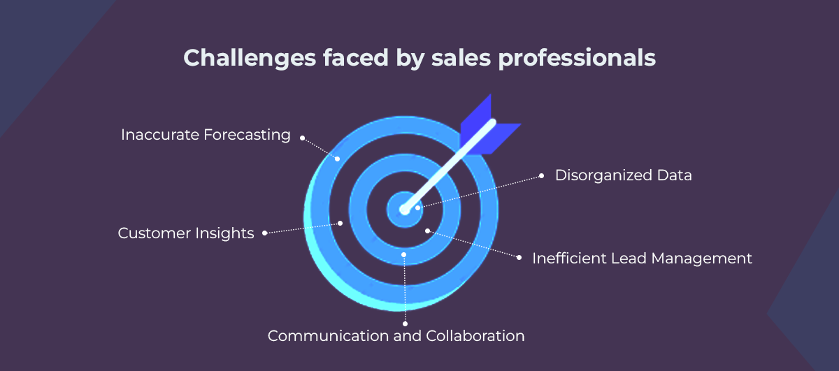 Challenges faced by sales team
