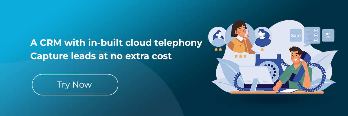 CRm with in-built Cloud Telephony