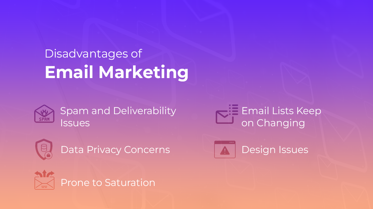 Email Marketing Disadvantages