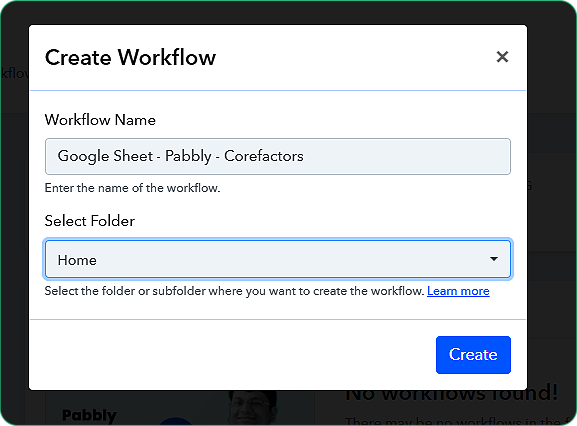 Send Data from Google Sheets to Corefactors Lead Box Using Pabbly Connect: A User Guide