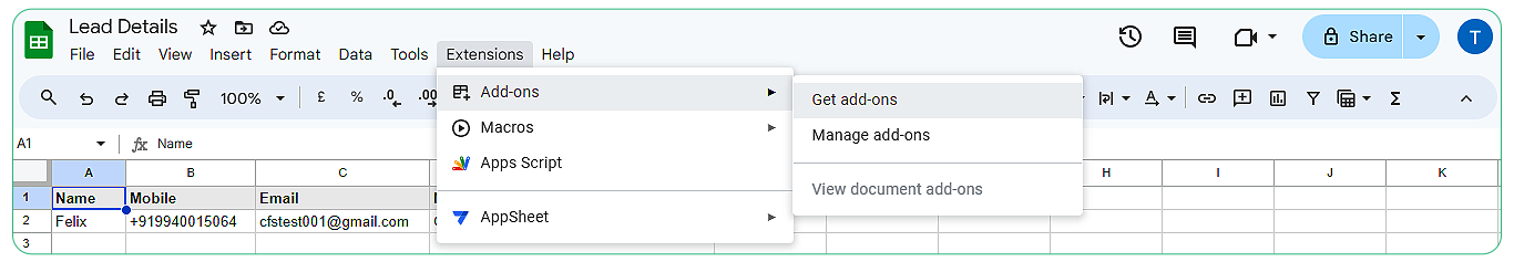 Send Data from Google Sheets to Corefactors Lead Box Using Pabbly Connect: A User Guide