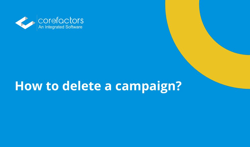 How to delete a campaign?
