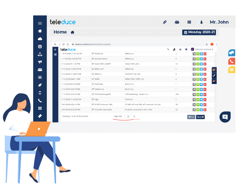 List & Content Management, Pagination