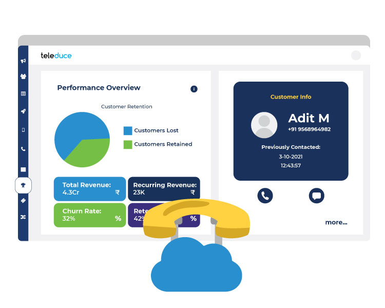 real estate crm with built-in cloud telephony